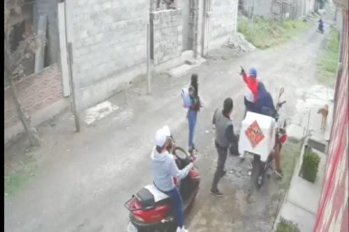 Video: Motorratones de Chalco salen corriendo como las ratas que son